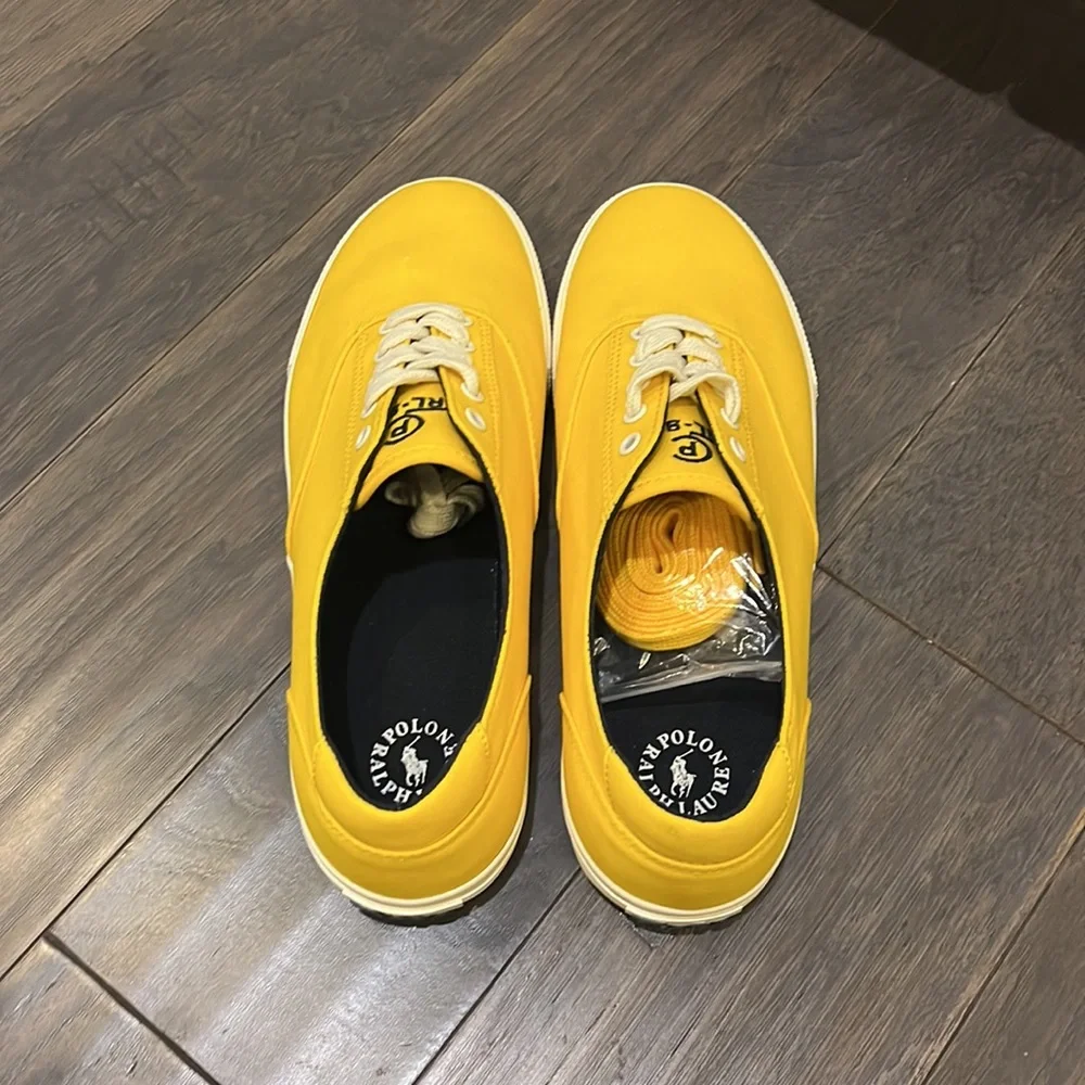 Polo Ralph Lauren CP93 Regatta Summer 92 boat canvas Shoes Sneakers Mens Sz 8.5